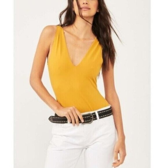 Free People Keep It Sleek Duo Robin Bodysuit Size S - Picture 1 of 9